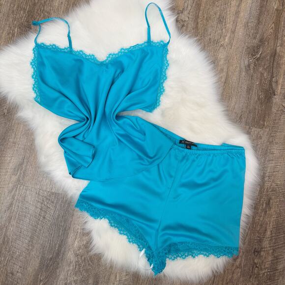 INC Macy's 2 Pc Satin Lounge Set - Size 2XL - Picture 1 of 4